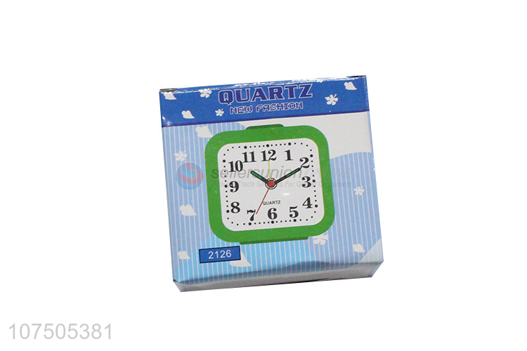 Wholesale Fashion Style Square Plastic Alarm Clock Best Bedside Clock