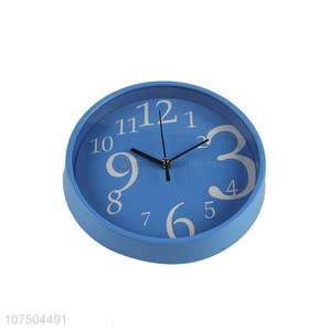 Creative Plastic Wall Clock Modern Design Arabic Numbers Colorful Clock