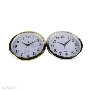 Suitable Price Round Shape Home Decoration Plastic Wall Clock