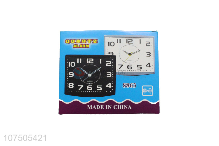 Cheap And Good Quality Home Decor Quartz Clock Small Alarm Table Clock