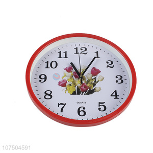 Unique Design Home Decoration Wall Mounted Promotional Plastic Quartz Clock