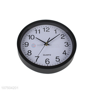 Best Sale Home Decoration Simple Round Design Cheap Plastic Wall Clock