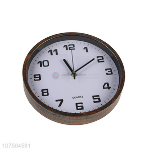 Good Factory Price Round Shape Plastic Modern Decorative Wall Clock