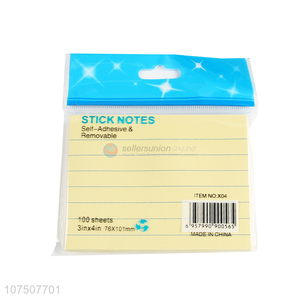 Good Sale Striped Sticky Notes Memo Pads