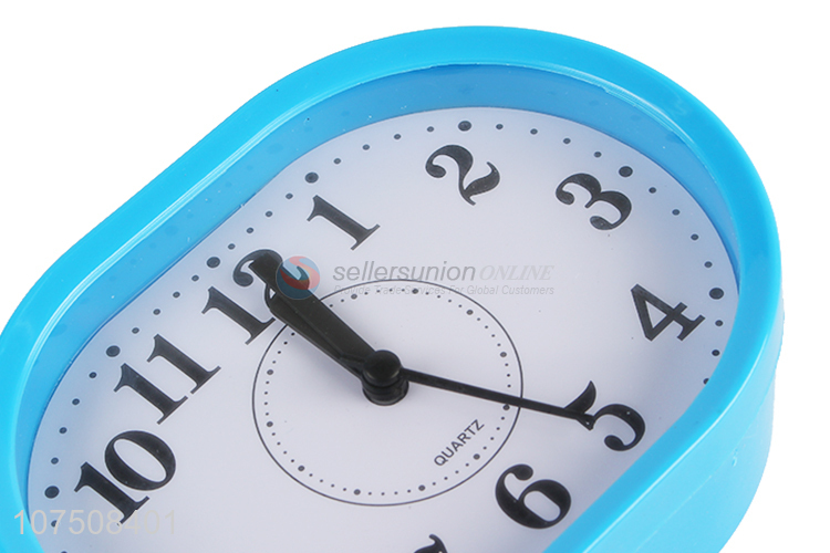 Competitive price classic desk clock plastic alarm clock