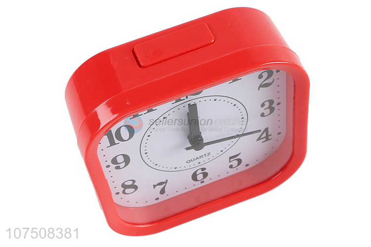 New products plastic quartz alarm clock for children