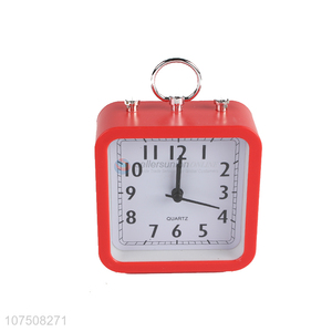 Promotional plastic alarm clock quartz table clock