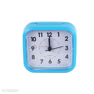 Wholesale classic desk clock plastic alarm clock with light