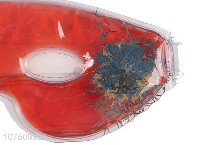 Contracted Design Cooling Gel Sleeping Eye Mask With Flowers