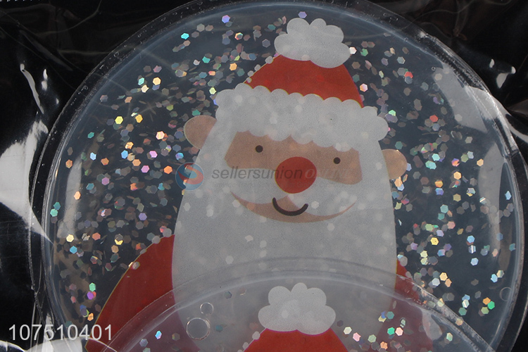 Premium Quality Santa Pattern Round Glitter Powders Gel Eye Patches