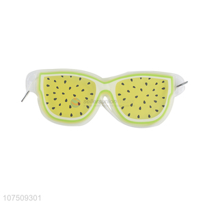 Factory Sell Fruit Printing Ice Pack Therapy Gel Eye Mask