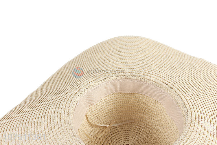 Factory direct sale women wide brim paper straw hat sun hats