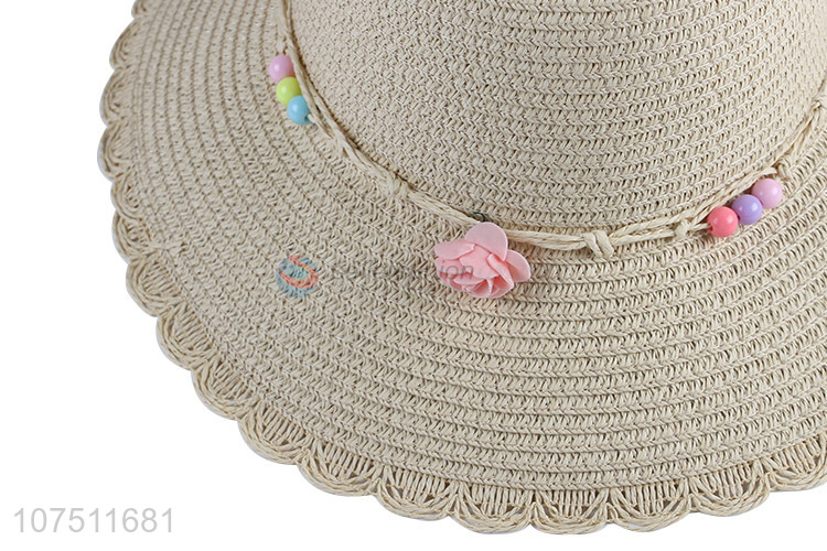 Wholesale graceful women paper straw hat floppy sun hat