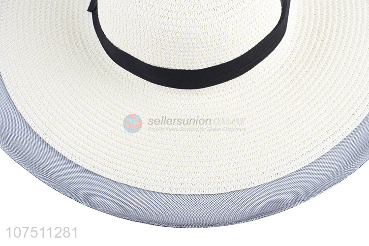 Competitive price beautiful ladie summer sun hat beach straw hat