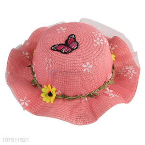 Promotional beautiful ladies summer sun hat beach straw hat