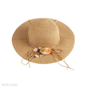 Hot products beautiful ladies summer sun hat beach straw hat