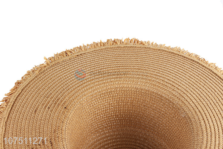 High quality fashion women summer paper straw hats sun hat