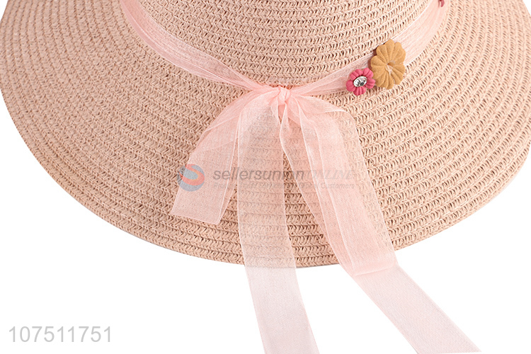 Most popular fashion women summer paper straw hats sun hat
