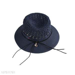 High quality women floppy straw hat summer fashion beach hat