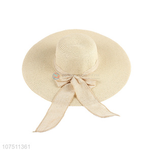 Factory direct sale women wide brim paper straw hat sun hats