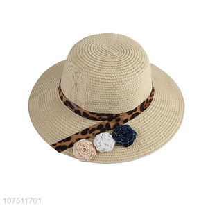 Factory direct sale stylish straw sun hat beach hat for women