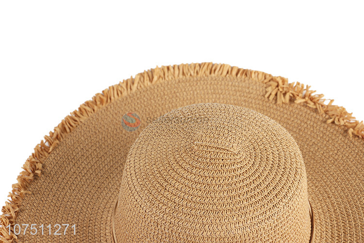 High quality fashion women summer paper straw hats sun hat