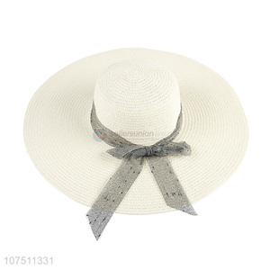 Low price exquisite ladies paper straw hats women sun hat