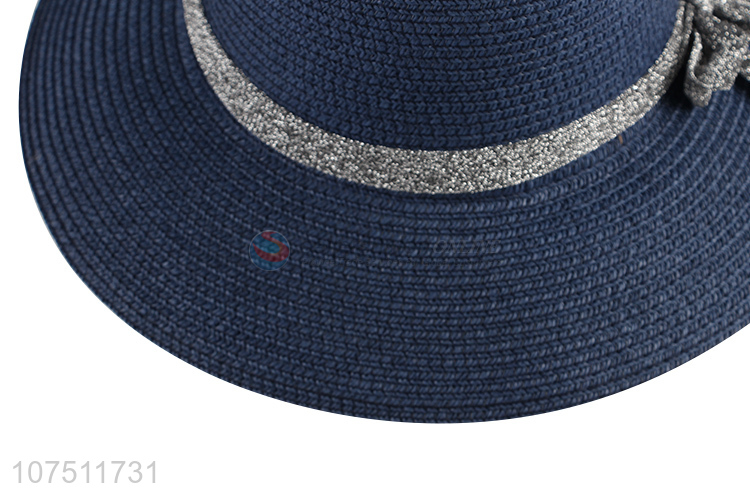 New arrival fashion summer sun hat ladies paper straw hat