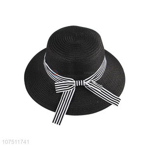 Hot products graceful paper straw hat sun hat for ladies