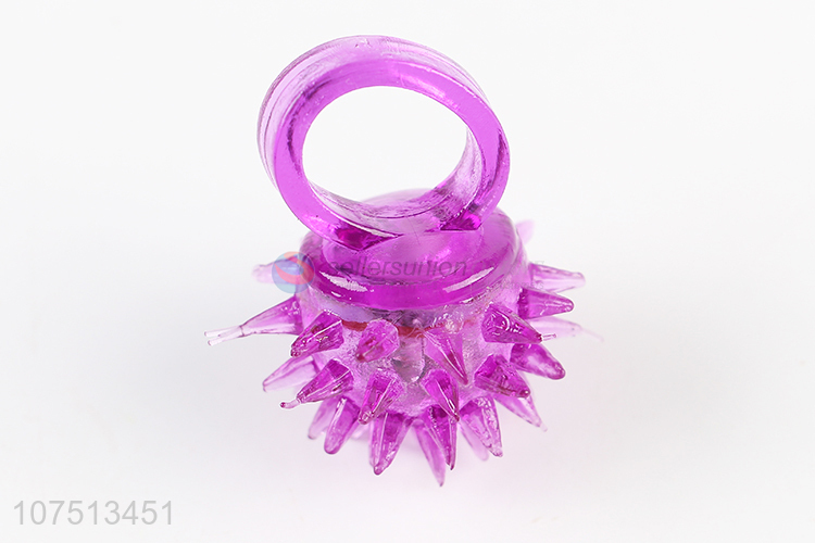 Hot products led flashing spiky ring blinking finger ring