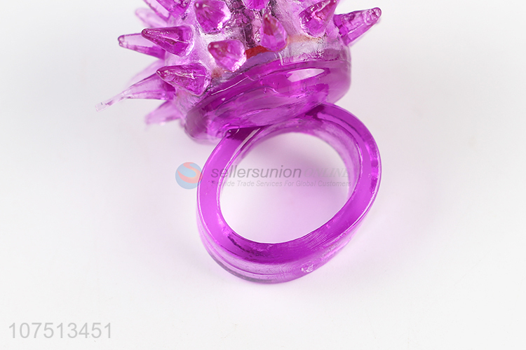 Hot products led flashing spiky ring blinking finger ring