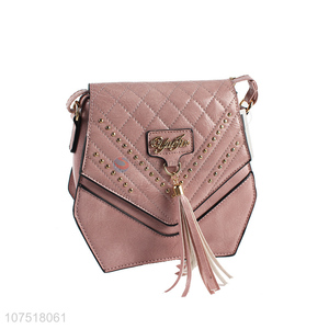Fashion Tassel Pendant Leather Shoulder Bag For Women