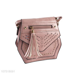 Fashion Tassel Zipper Single Shoulder Bag For Sale