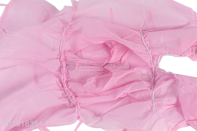 Wholesale pet apparel pink non-woven fabric dog jacket