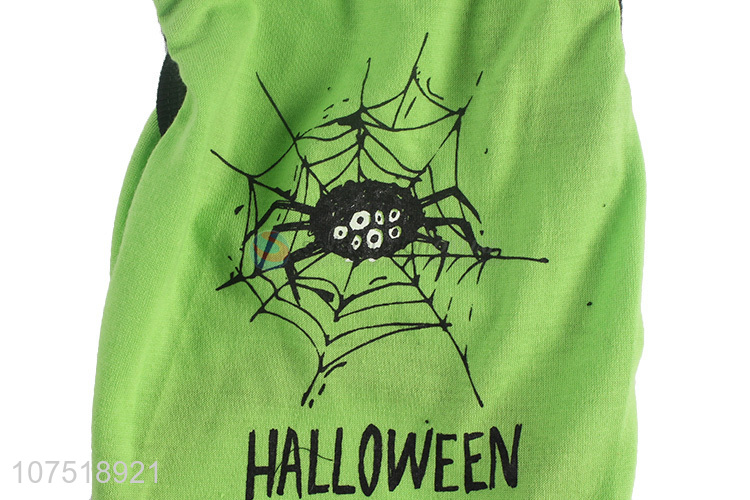 New design Halloween dog clothes spider printed dog vest jacket