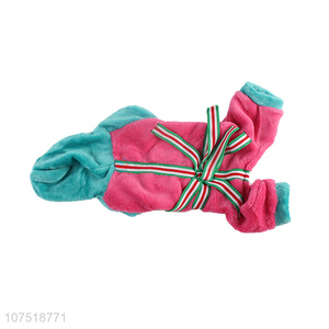 High quality winter warm pet <em>clothes</em> fleece <em>dog</em> jumpsuit