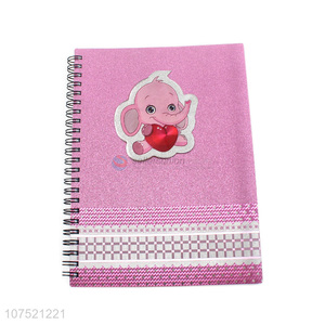 Popular products glitter a5 spiral notebook school & office supplies