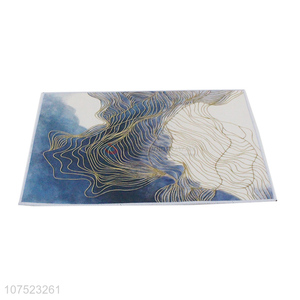 Custom Elegant Printing Rectangle Floor Mat For Sale