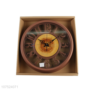 Hot selling home decoration hollowed-out wall clock creative silence clock quartz clock