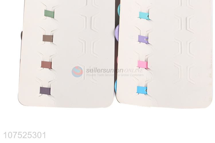 High quality colorful painted iron hair clips metal hairpin set