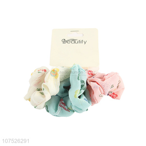 Latest design hair scrunchies hair bands fashion accessories