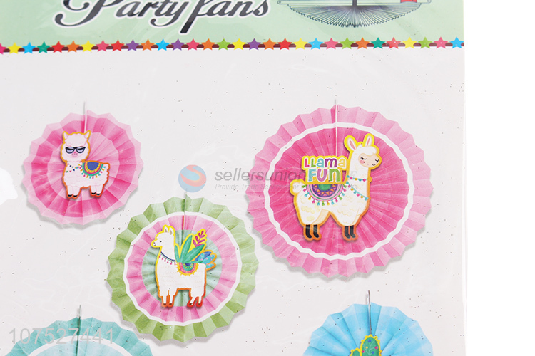 Wholesale Party Decoration Paper Fans Hanging Party Fans