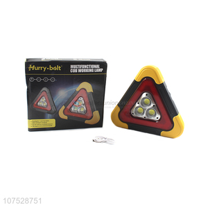 Unique Design Multi-Functional Triangle Warning Work Light Solar Camping Light