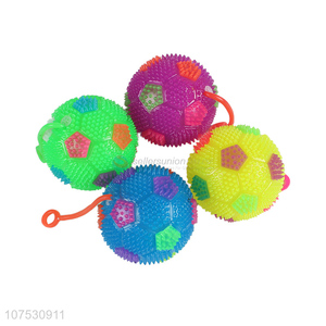High quality light up spiky puffer ball glowing ball flashing ball
