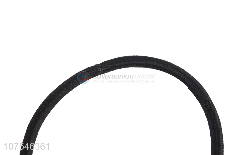 New Design Fashion High Elastic Black Hair Ring Hair Rope