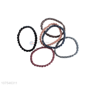 Wholesale Fashion Simple Solid Color Hair Band Elastic Hair Ring