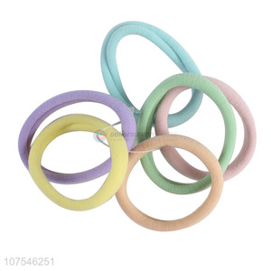 Hot Selling Fashion Hair Accessories Solid Color Hair Rope Hair Ring