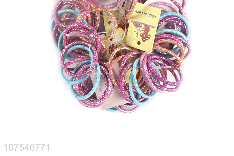 New Arrival Colorful Strong Soft Elastic Hair Rope Hair Ring