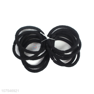 New Arrival Round Black Elastic Hair Band Simple Hair Ring