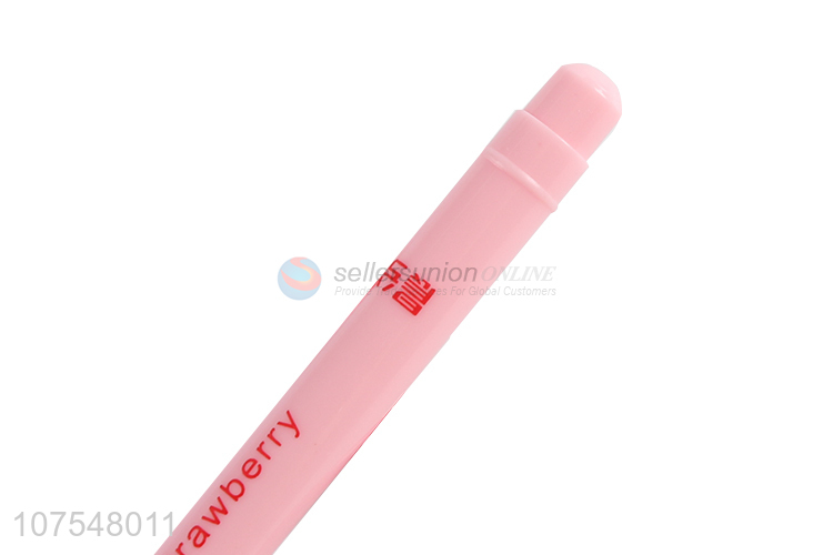 Best selling strawberry scented plastic gel ink pen for students